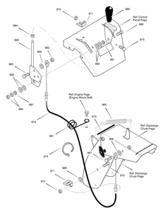 Remote Control Diagram and Parts List for 629104X89C 2001 Briggs and Stratton Snow Blower